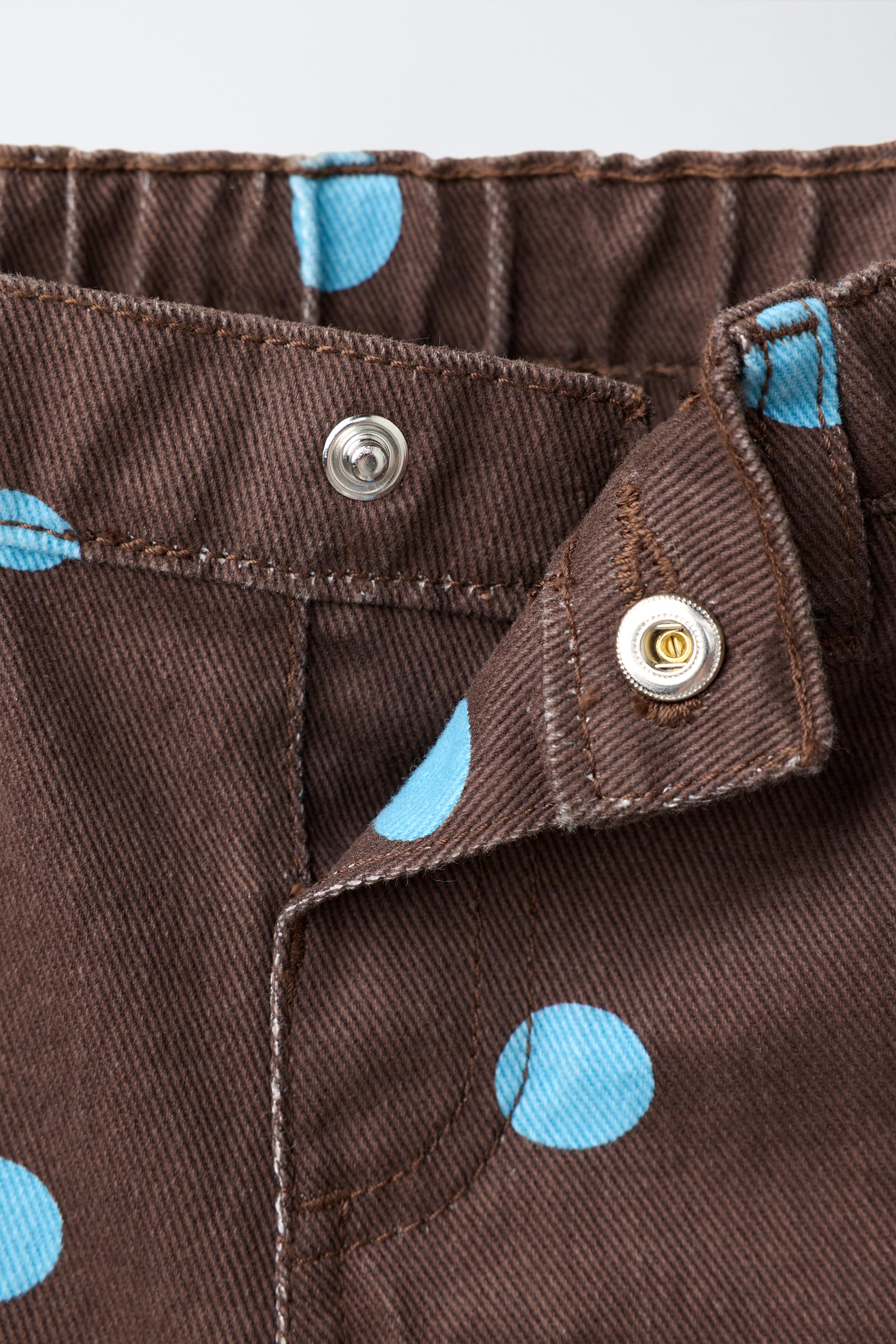 POLKA DOT TWILL SHORTS